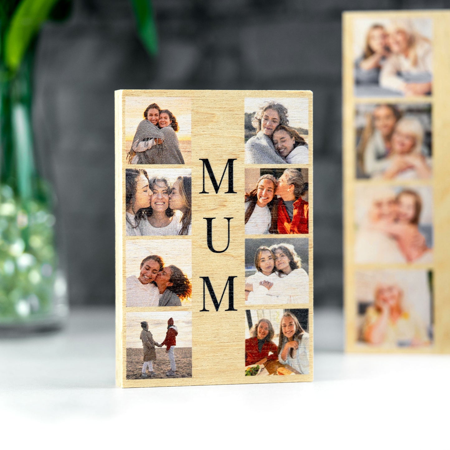 Personalised Printed Wooden Photo Block