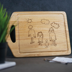 Engraved Custom Handwriting Handle Board