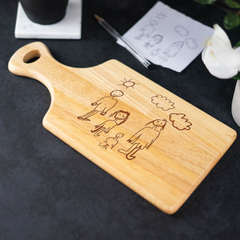 Engraved Custom Handwriting Paddle Board