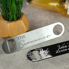 Personalised Printed Metal Bottle Opener