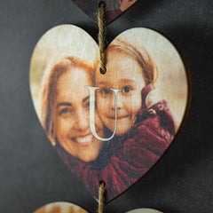Personalised Mother's Day Custom Hanging Wall Heart