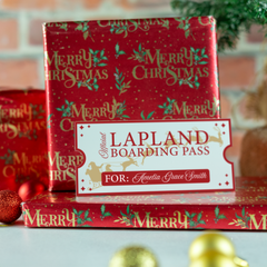 Personalised Lapland Ticket/Boarding Pass