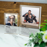 Personalised Dictionary Definition Photo Block
