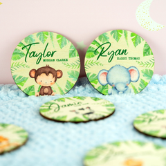 Personalised Printed Animal Themed Baby Disc