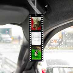 Personalised Printed Photo Reel Car Ornament