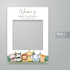 Customisable Baby Shower Selfie Frame