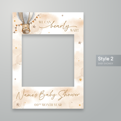 Customisable Baby Shower Selfie Frame