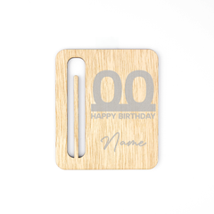 Personalised Printed Wooden Money Holder