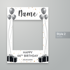 Customisable Birthday Selfie Frame