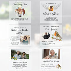 Personalised Printed Photo Memorial Block