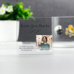Personalised Printed Photo Memorial Block