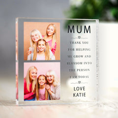 Personalised Mother's Day Custom Photo Block