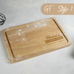 Personalised Engraved Gluten Free Chopping Board Food Intolerance Celiac Coeliac Board Wheat Free