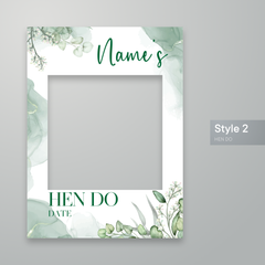 Customisable Hen Do Hen Party Selfie Frame