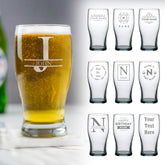 Personalised Engraved Pint Glass