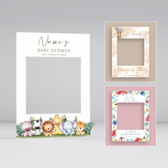 Customisable Baby Shower Selfie Frame