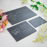 Personalised Engraved Slate Memorial Plaque