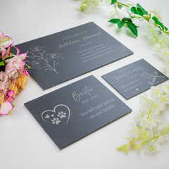 Personalised Engraved Slate Memorial Plaque