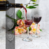 Personalised Engraved Mothers Day Wine Glass