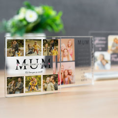 Personalised Mother's Day Custom Photo Block