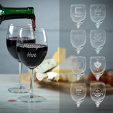Personalised Engraved Premium Wine Glass
