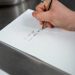 Engraved Custom Handwriting Rectangle Board