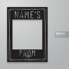 Customisable Prom Night Selfie Frame