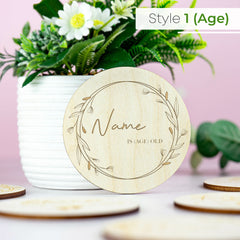 Personalised Engraved Baby Disc