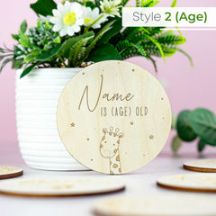 Personalised Engraved Baby Disc