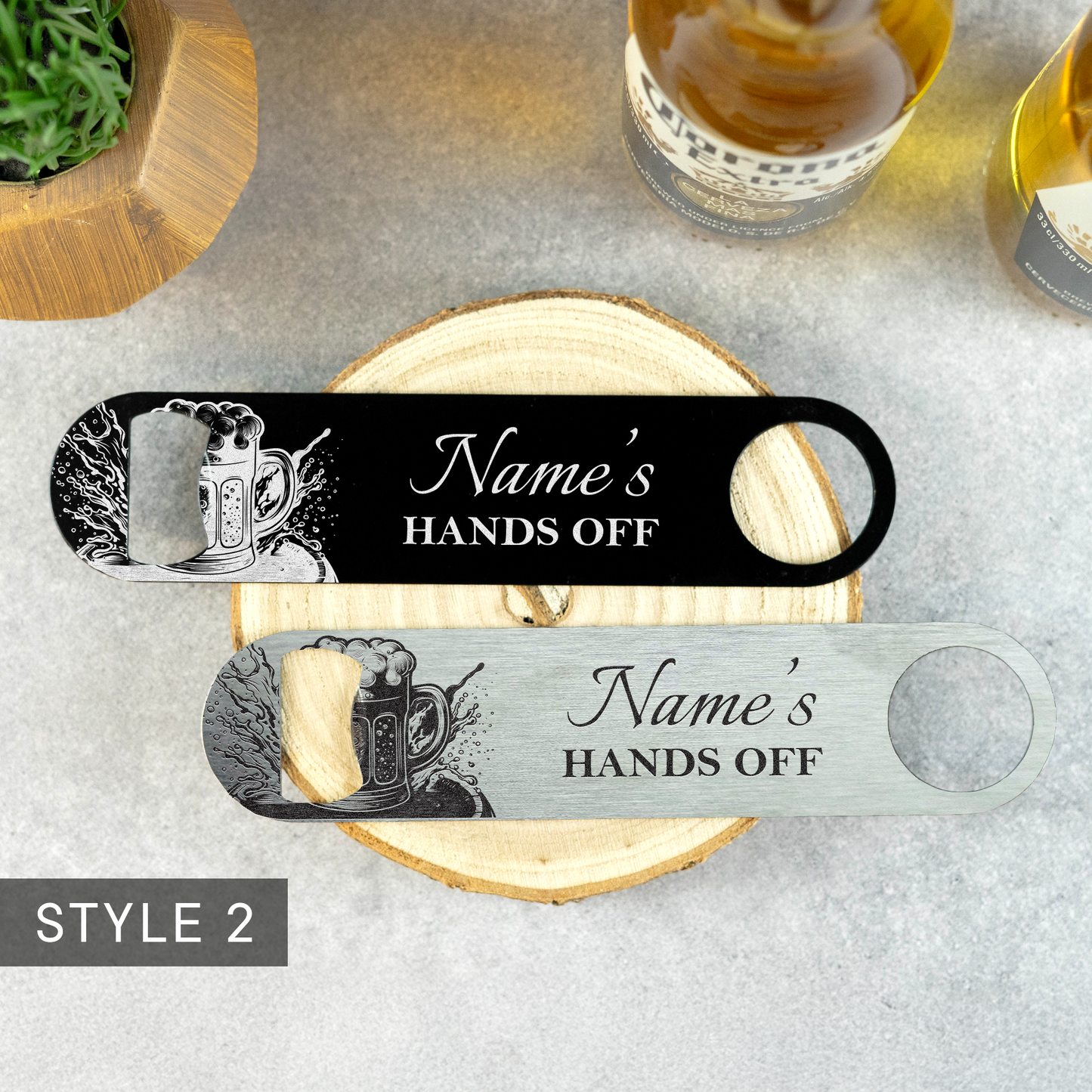Personalised Printed Metal Bottle Opener