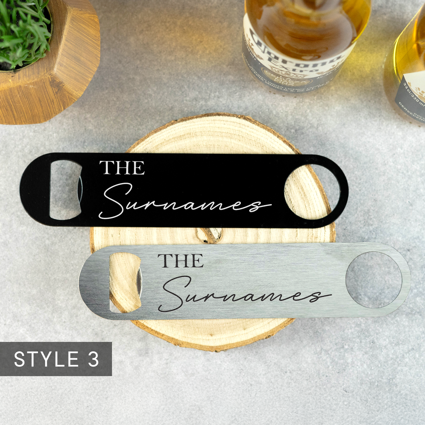 Personalised Printed Metal Bottle Opener
