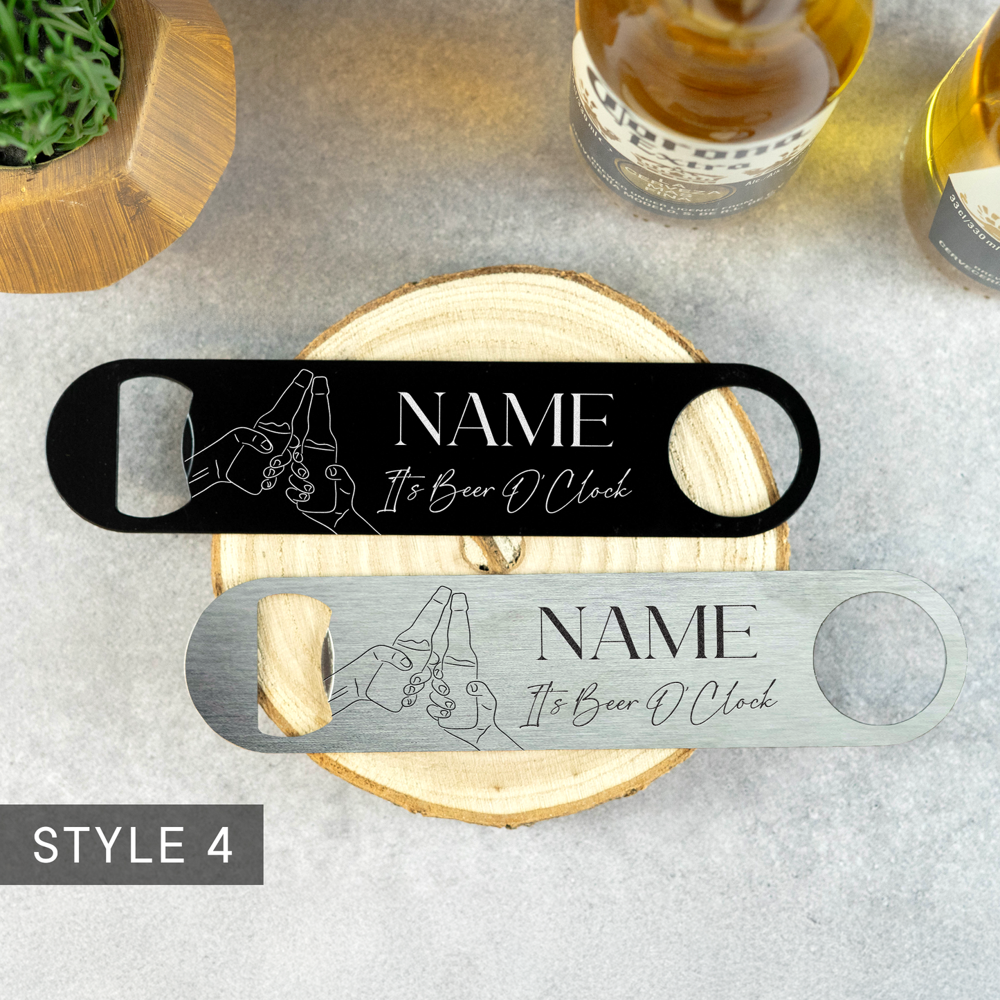 Personalised Printed Metal Bottle Opener