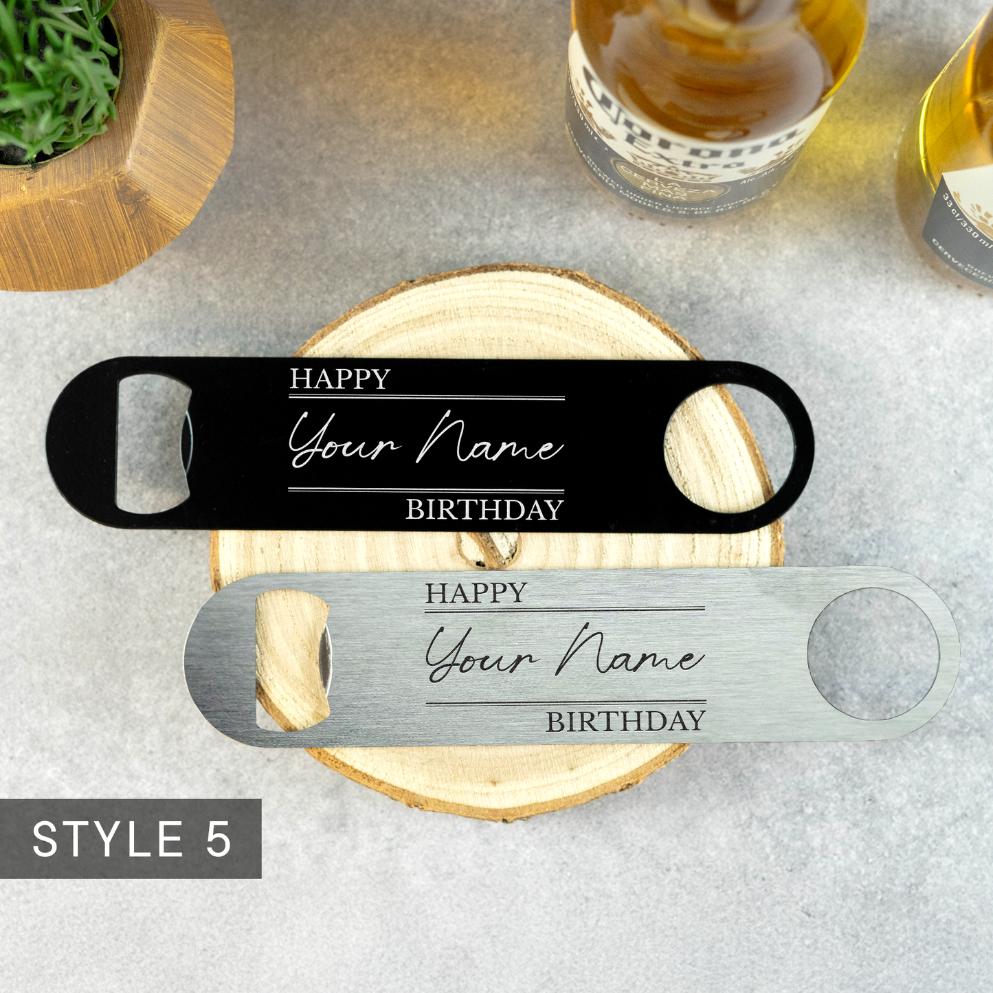 Personalised Printed Metal Bottle Opener