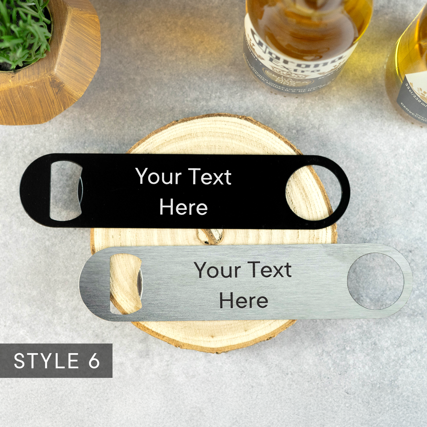 Personalised Printed Metal Bottle Opener