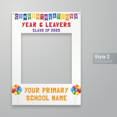 Customisable Primary School Leavers Selfie Frame