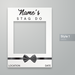 Customisable Stag Do Stag Party Selfie Frame
