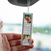 Personalised Printed Photo Reel Car Ornament