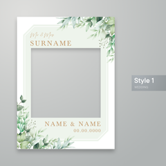 Customisable Wedding Selfie Frame