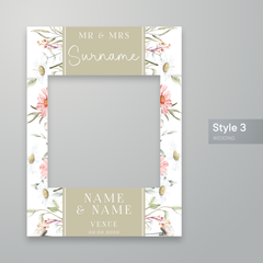 Customisable Wedding Selfie Frame