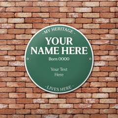 Personalised Heritage Plaque