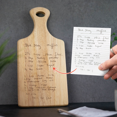 Engraved Custom Handwriting Paddle Board