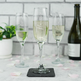 Personalised Prom Champagne Flute
