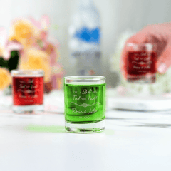 Personalised Engraved Tie The Knot Shot Glass - So Bespoke