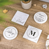Personalised Printed Marble Coaster - So Bespoke Gifts