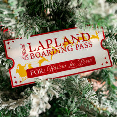 Personalised Lapland Ticket/Boarding Pass