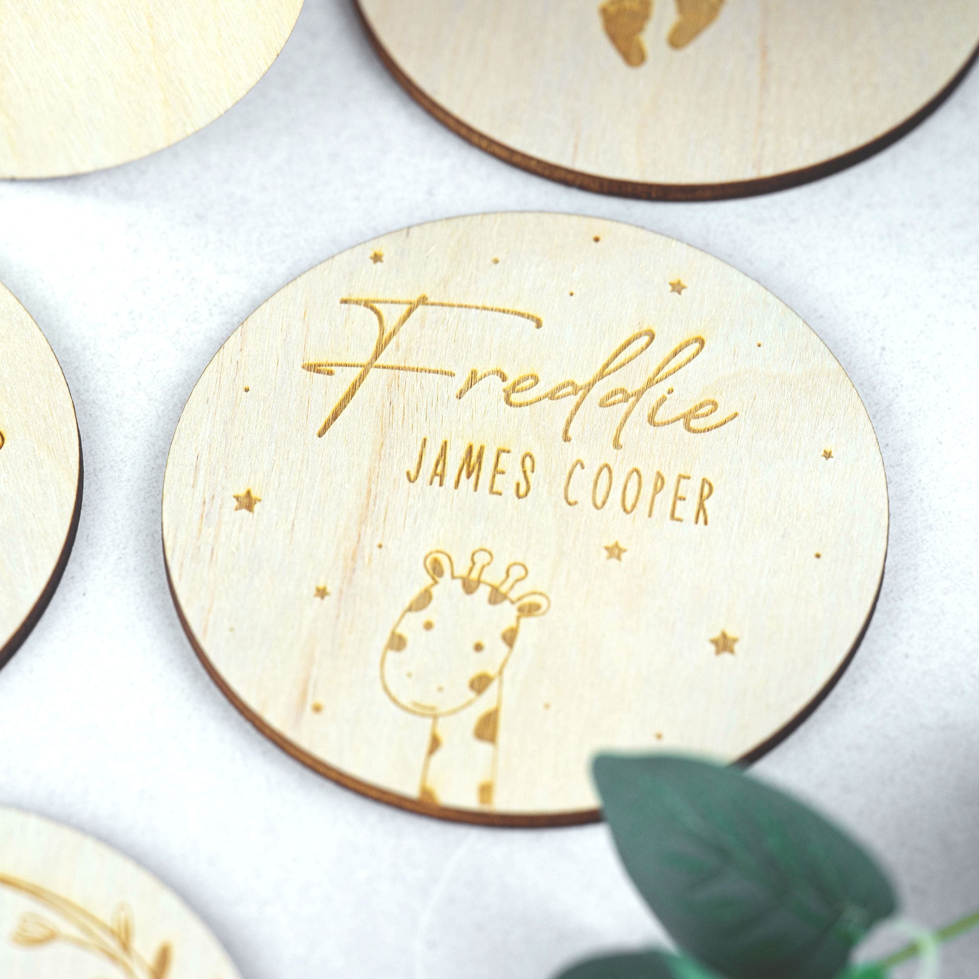 Personalised Engraved Baby Disc