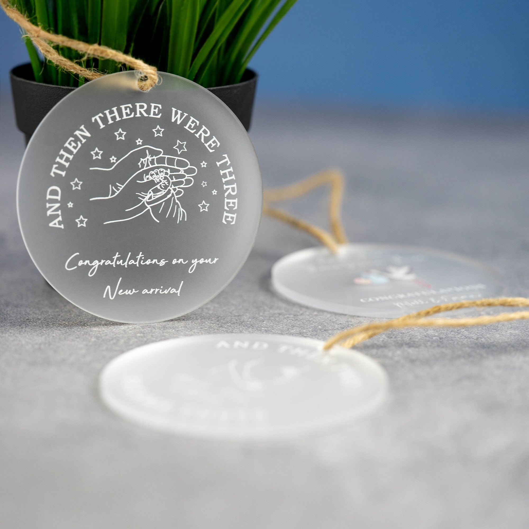 Personalised Printed Baby Ornament