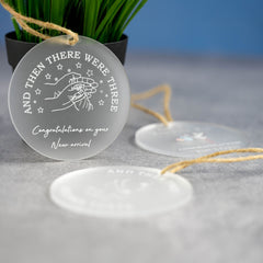 Personalised Printed Baby Ornament