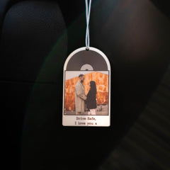 Personalised Printed Song Playing Photo Car Ornament