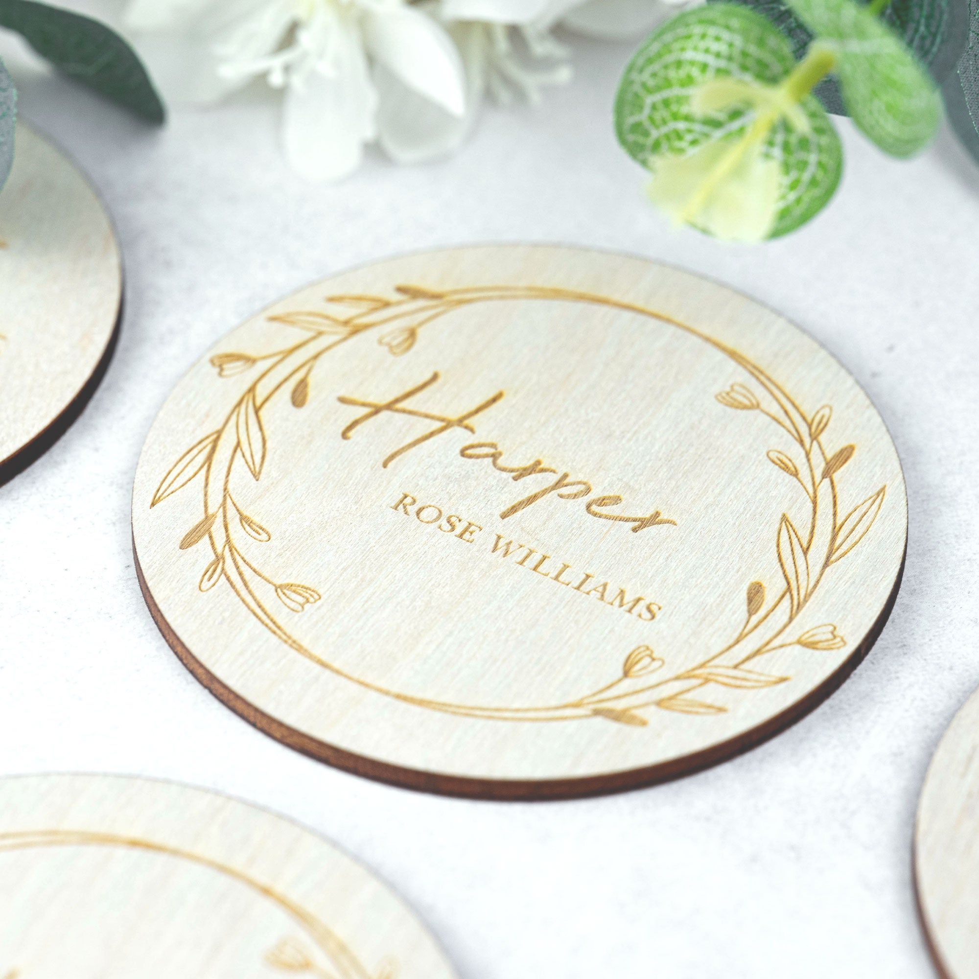 Personalised Engraved Baby Disc